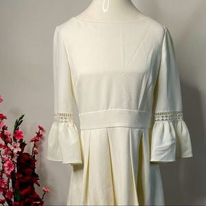 Eliza J crochet detail dress